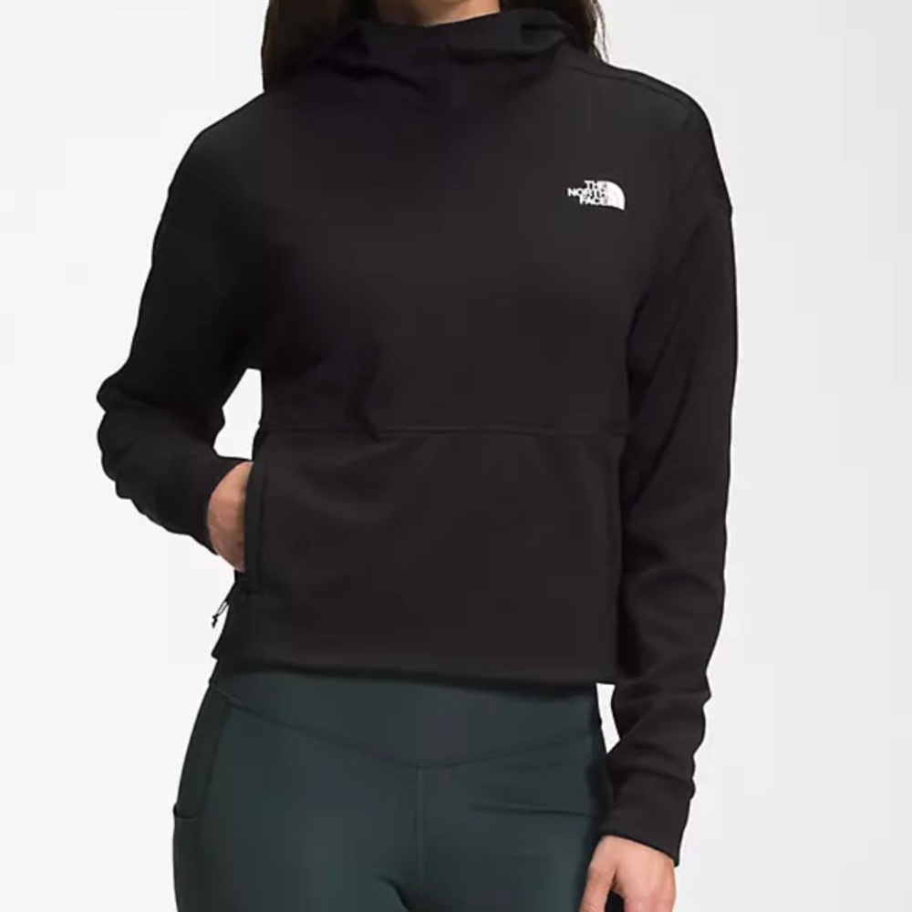 The North Face Women’s size Small cropped hoodie black